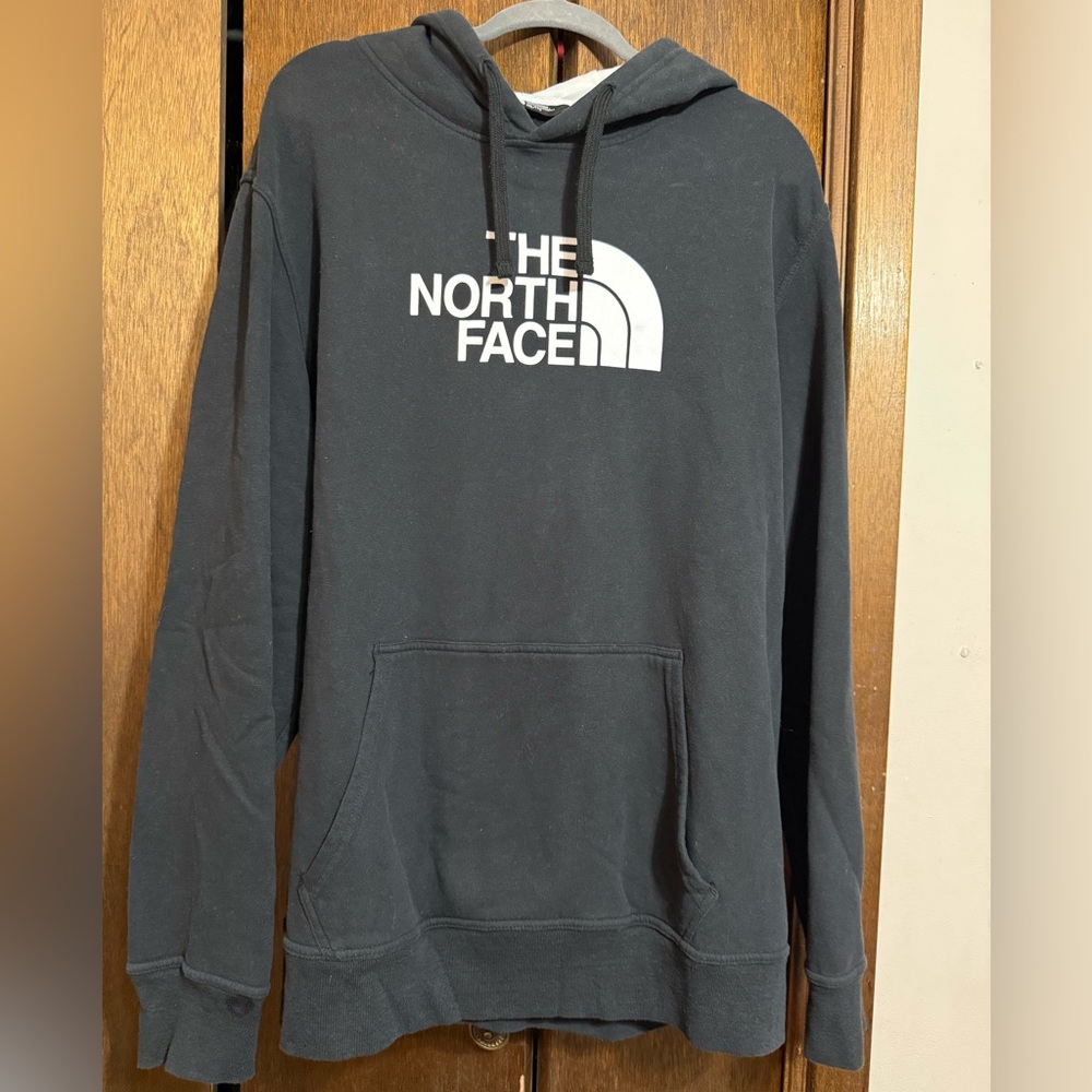 The North Face Men's black hoodie. Size xxl